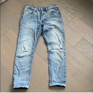 Levi’s 501 high rise jean